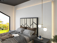Alicia Luxe Metal TV Bed Frame