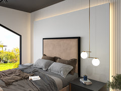 Melaya Metal TV Bed