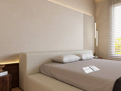 Malvi Boucle Upholstered Bed Frame